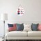 Patriotic Decorations 4th of July Wreaths Wall Decor Red White and Blue